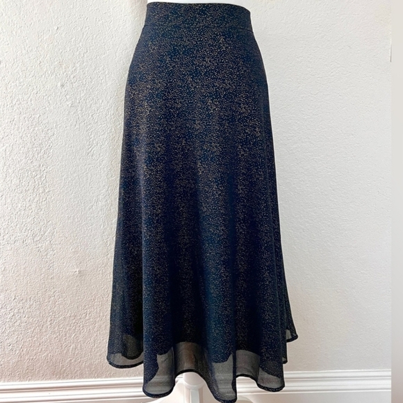 Banana Republic A line Midi Skirt Size 8 - Picture 1 of 5